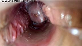 Oh wow, pulsating orgasm inside vagina from horny masturbation!