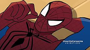 Hey, have you seen Spiderman in that amateur twink masturbation scene?