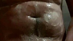 Water boy shows off sexy twink body with close up handjob in bathroom.