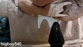 Titanmen ass servant rams dildo and fist deep in my ass for anal toy play