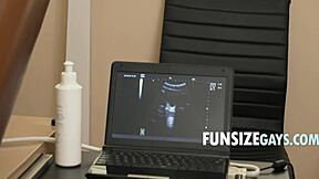 Ultrasound imaging dick inside twinks ass! Anal sex ultrasound shows big cock monster hardcore close up in hospital with doctor patient twink action!