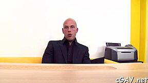 Black guy gives nasty sensual blowjob to huge monster cock in hardcore sucking.