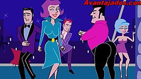 So these brazilian guys in the comic are throwing a wild gay fest with huge dicks everywhere