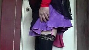 Come On Guys Would You Come Out In Public With Me Dressed Like This If I Offer To Suck Your Cock While You Film It!