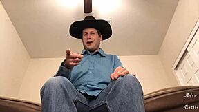 Cowboy pov foot worship session that's dominating and soft 😏