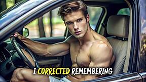 Straight step-brother fucks me on usa road trip