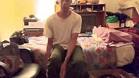 Amateur Pulls Down Pants for Intense Booty Play Session