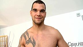 feeling so turned on giving oral service to this charming gay stud