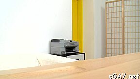 handsome hunk experiences intense thrusting in garage pov