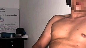 Young Dark-Skinned Colombian Guy Strokes His Thick Cock In Amateur Solo