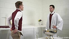 those religious twinks banging bareback in church