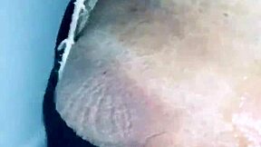 Slutty travesti gets fucked doggystyle by mature guy