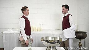 those religious twinks banging bareback in church