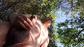 Ryan Anderson gets stripped as a faggot for a humiliating public walk of shame outdoors