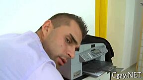 Sexy Twink Engages in Intense Homo Action with Hardcore Blowjob and Cumshot