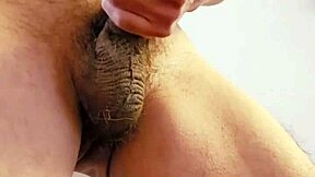 skinny chilean mature strokes cock so hard!