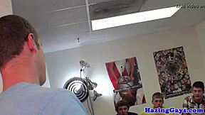 i got hazed hard by the gay frat real anal missionary in college dorm as twink