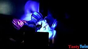 disco party hides two twinks bareback anal frenzy