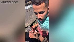 Gifted guy thrusts harder without condom into white twink's tight ass. So intense! 🔥🍑