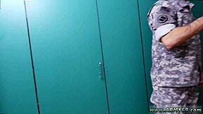 are you ready for this threesome blowjob action? the hairy military twink asked his naked army buddies in uniform