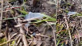 jon arteen wanks twink cock outdoors cum drips from fingers