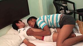 ASIAN TWINKS AE AND JOE BAREBACK FUCK AND SUCK!