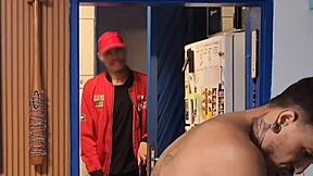 i tricked the hot 24cm delivery guy and neighbor into fucking my hairy ass