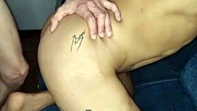 Gym Bro Bends Hungry Bottom Over for All-Night Bareback Pounding