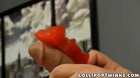 Raw Twink Dick Riding Lollipop Lick