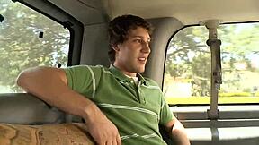 He delivers a steamy bareback blowjob to his eager homo lover in pov