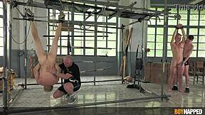 i'm dom daddy tormenting bound blonde twinks with my monster cock part 1