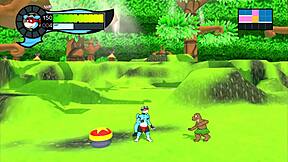 ready for furry gay hentai heroes 69ing with huge cumshots on beach?