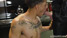 i'm getting banged hard by black police in group interracial sex