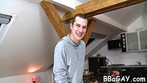 BEAR HUNK GETS HUGE COCK SUCKED TO CUMSHOT!