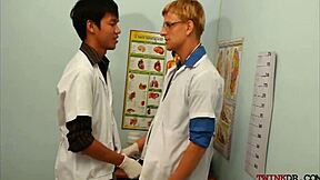 twinks in uniforms breed skinny asian doc's ass raw