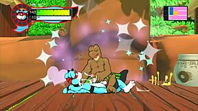 ready for furry gay hentai heroes 69ing with huge cumshots on beach?