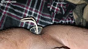 bisexual dude couldn't hold back solo anal dildo toy play