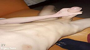 Sexy 18yo Twink Grips Cute Monster Cock Till Homemade Squirt