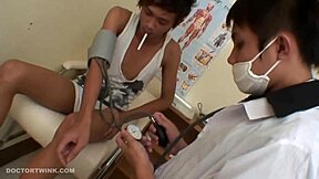 in the clinic, asians non and poy dive into kinky bareback fetish sucking and fucking