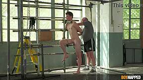 master doms torment three twinks' nipples!! cock strokes and kinky group fetish part 2