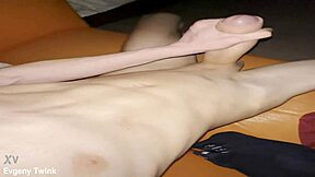 Sexy 18yo Twink Grips Cute Monster Cock Till Homemade Squirt