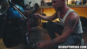 Spoiled Twink Takes Mechanic's Huge Cock Ride