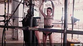 master doms torment three twinks' nipples!! cock strokes and kinky group fetish part 2