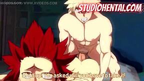 bakugou pounds kirishima's virgin asshole raw