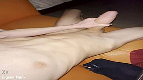 Sexy 18yo Twink Grips Cute Monster Cock Till Homemade Squirt