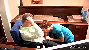 Nathan Stratus, pound that office hunk's rectum deep