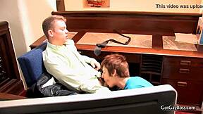 Nathan Stratus, pound that office hunk's rectum deep