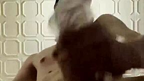 masked slim twink moans intense 7-inch flashlight masturbation