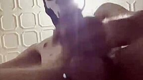 masked slim twink moans intense 7-inch flashlight masturbation