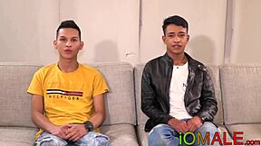 Latin Twinks Take Turns Bareback Ass Fucking In Steamy Threesome